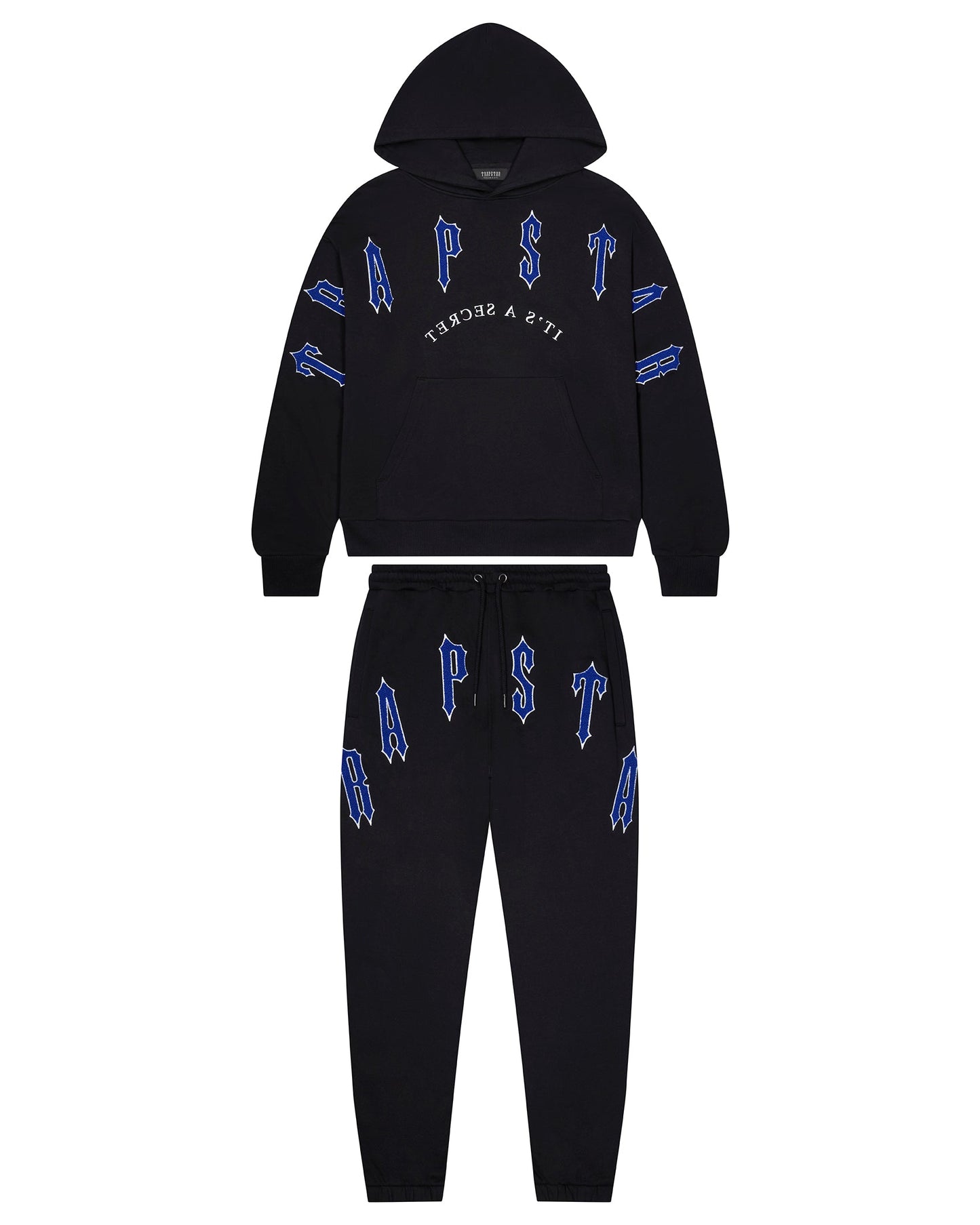 Trapstar Irongate Arch Chenille 2.0 Tracksuit - Black/Blue